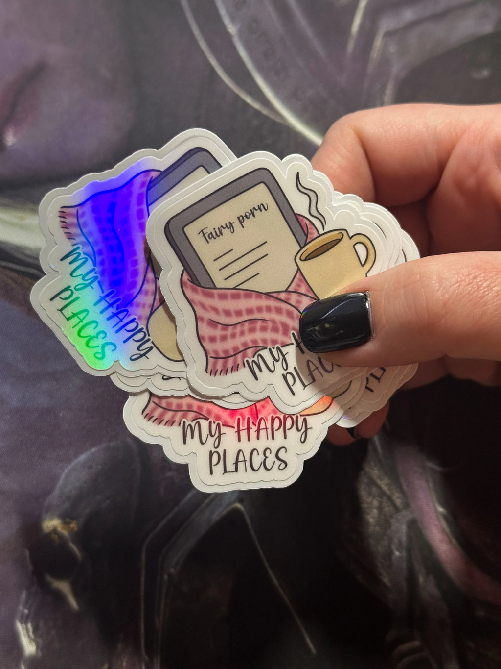 Duhová samolepka - Fairy porn