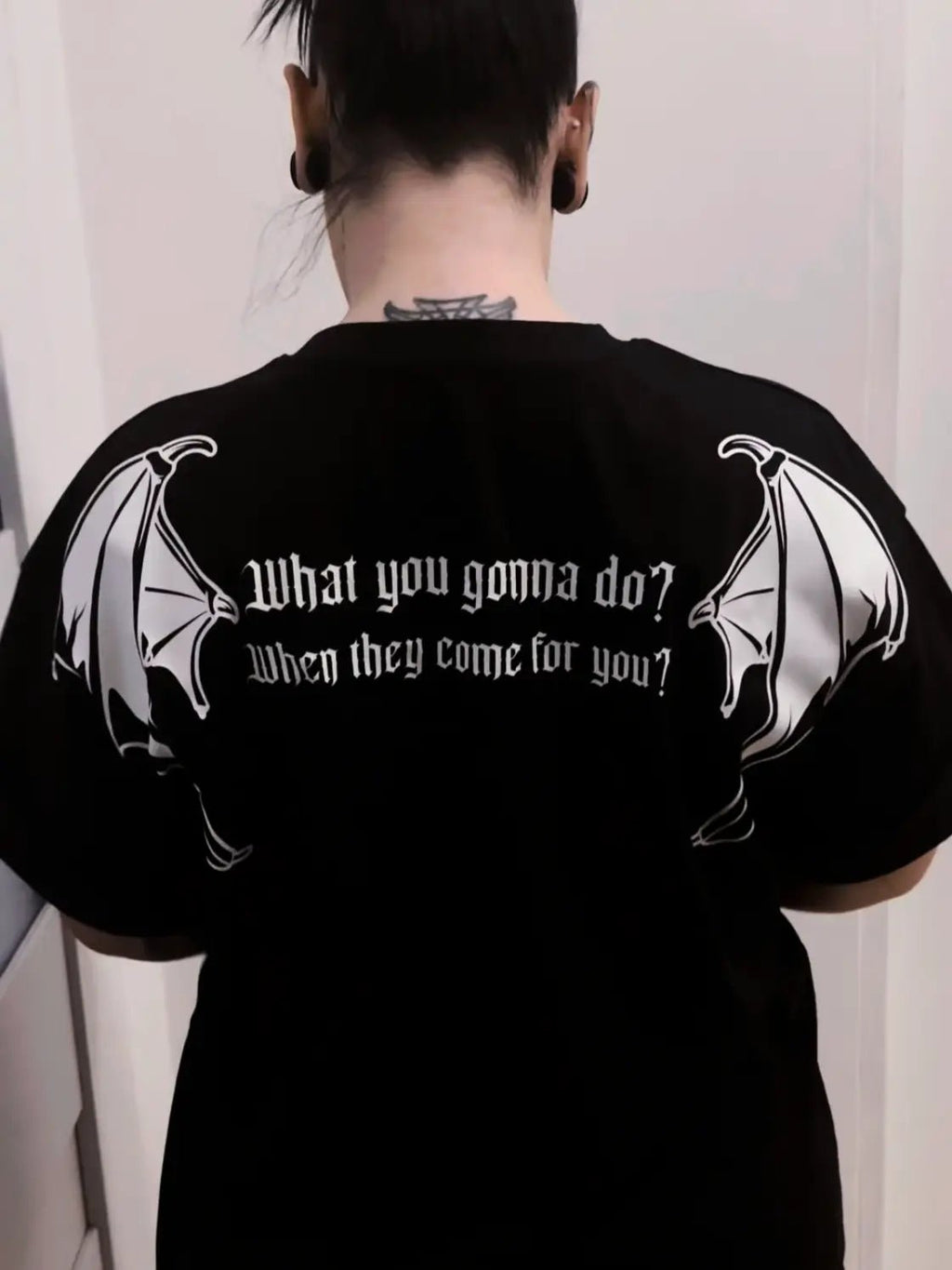 Bat boys tričko - oversized - Till Death Studio