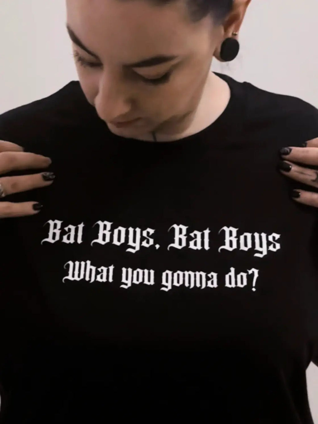 Bat boys tričko - oversized - Till Death Studio