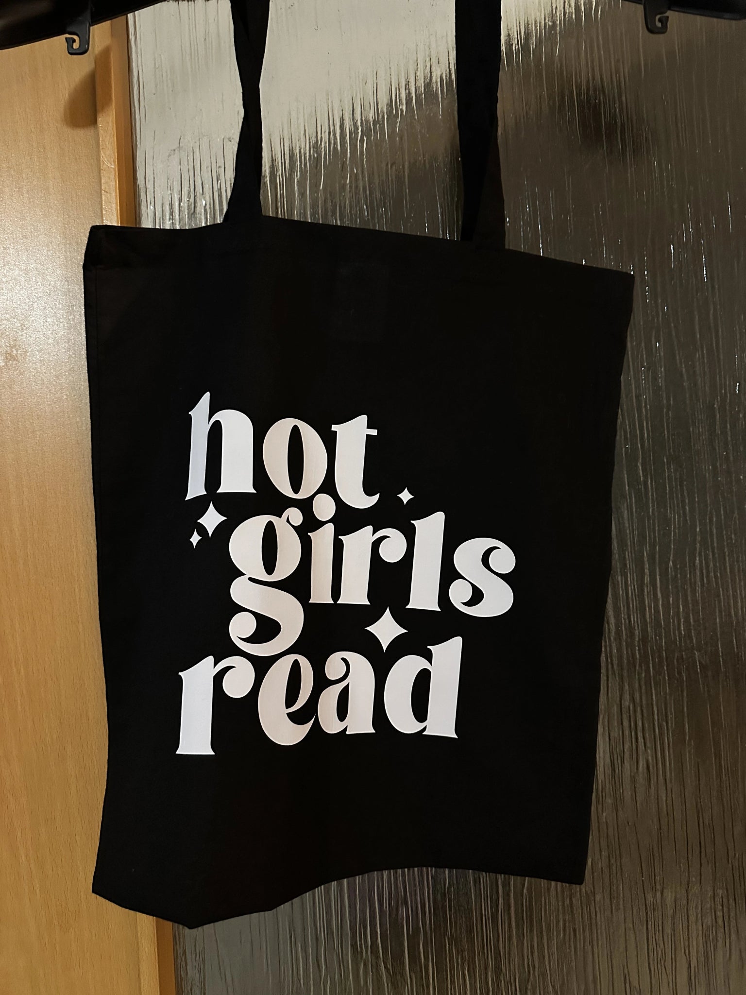 Látková taška Hot girls read - Till Death Studio