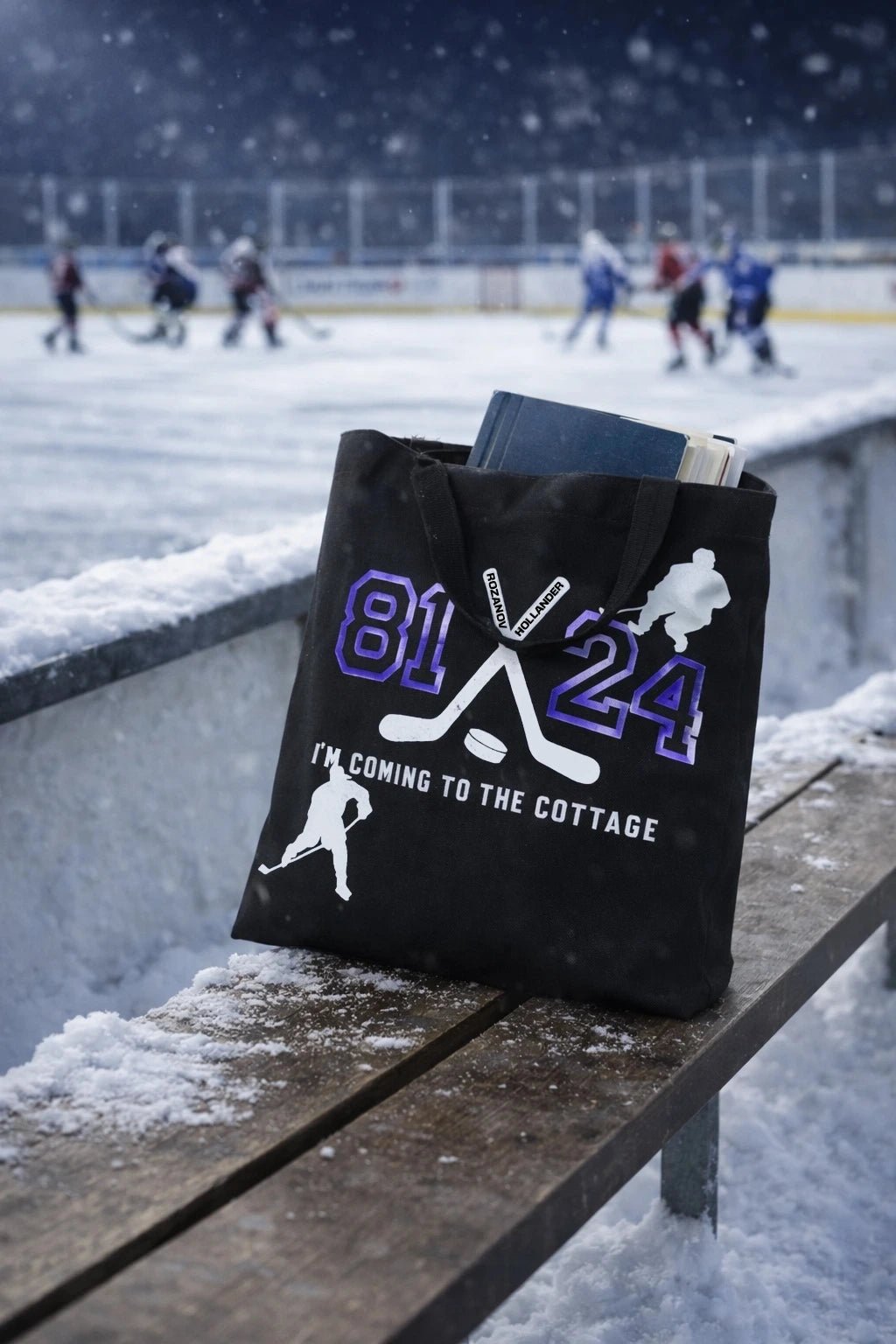 Látková taška s potiskem - Heated Rivalry - Till Death Studio