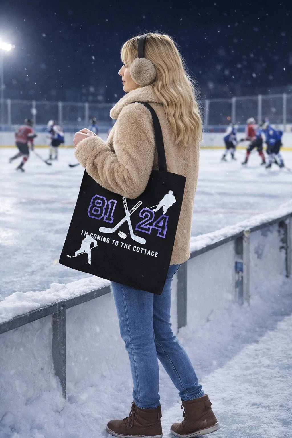 Látková taška s potiskem - Heated Rivalry - Till Death Studio