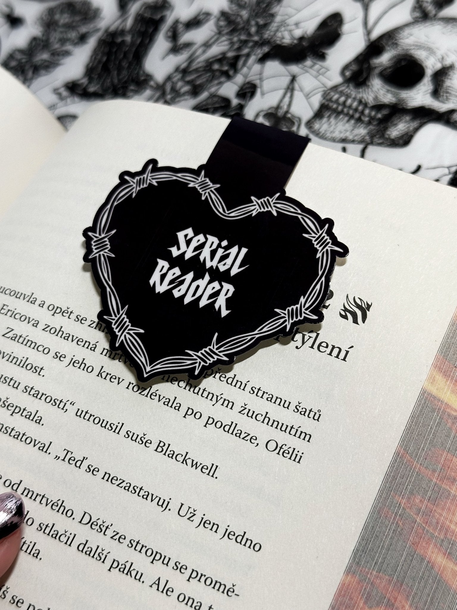 Magnetická záložka - Serial reader - Till Death Studio