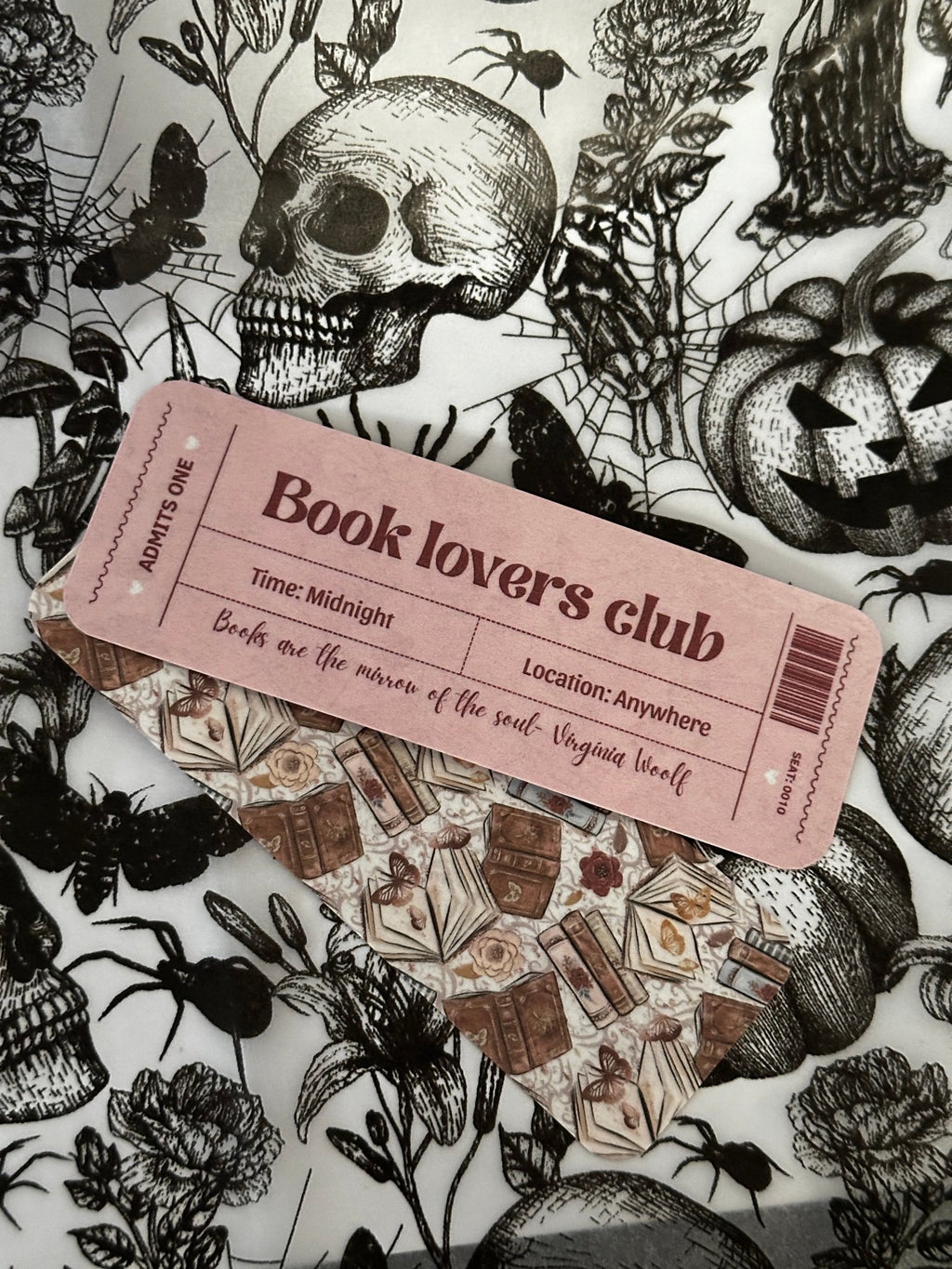 Záložka do knihy - Book lovers club - Till Death Studio