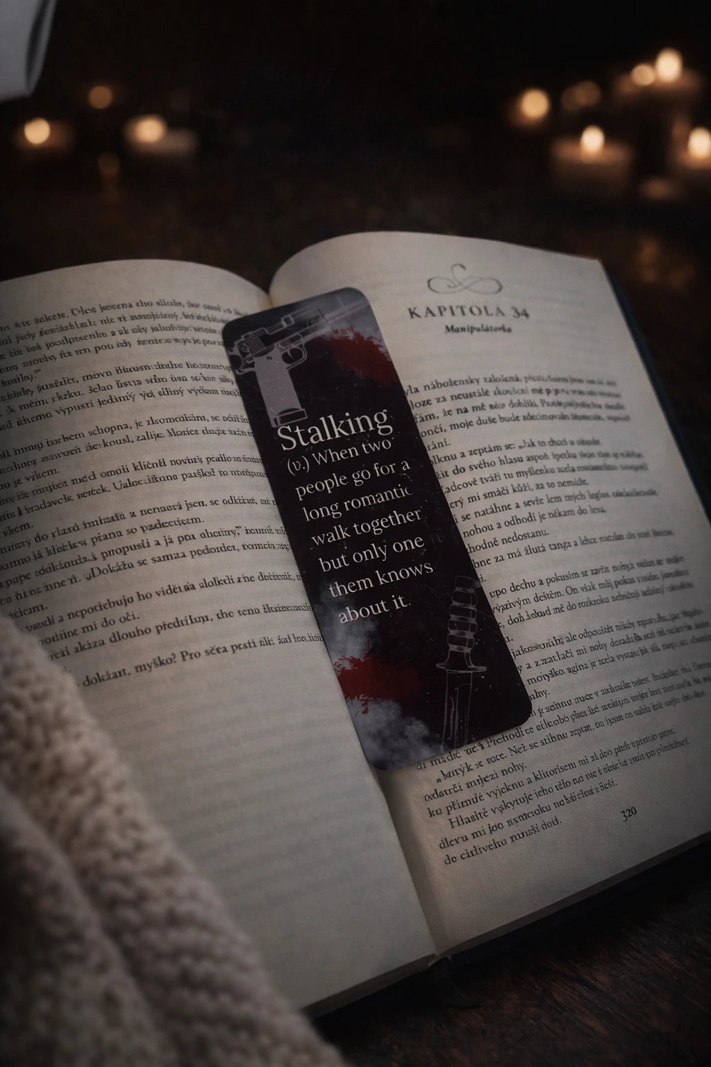 Záložka do knihy - Hunting Adeline - Till Death Studio